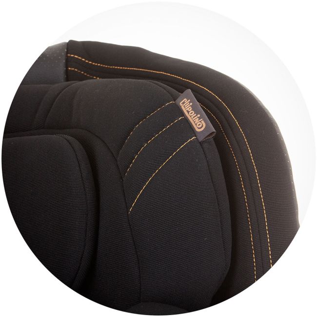 Scaun auto Chipolino Max Safe I-Size 40-150 cm ebony cu sistem Isofix