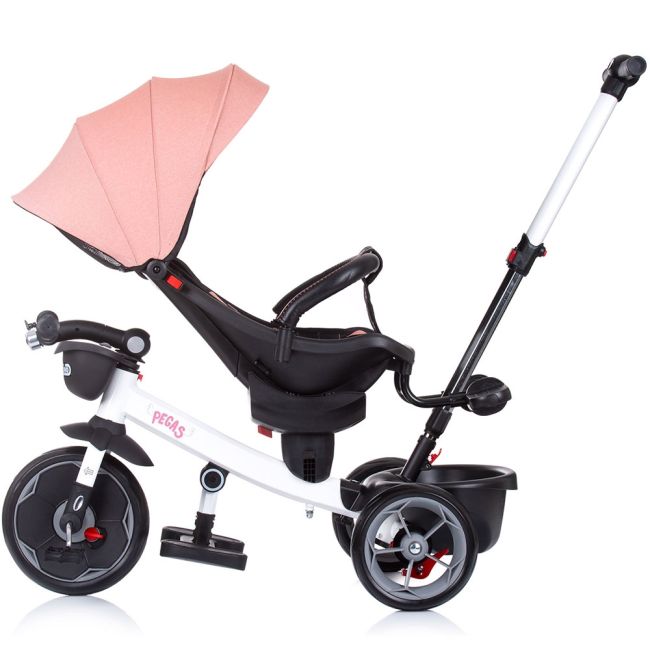 Tricicleta Chipolino Pegas cu sezut reversibil blush