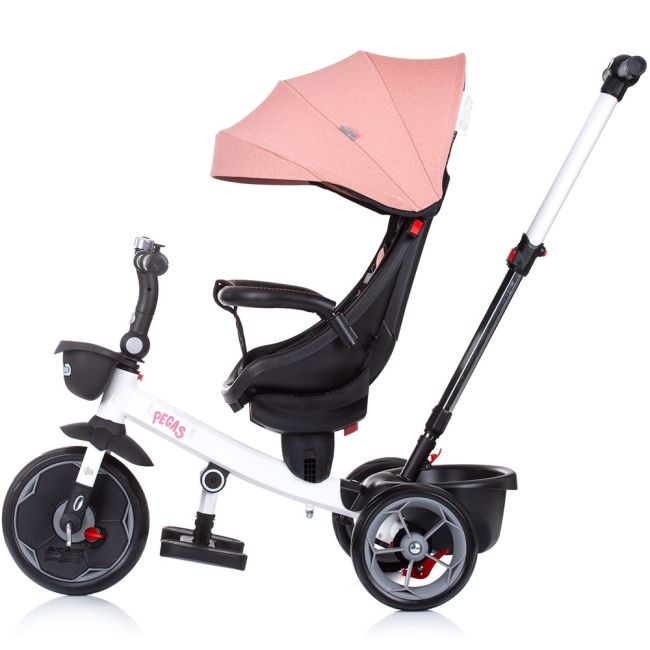 Tricicleta Chipolino Pegas cu sezut reversibil blush