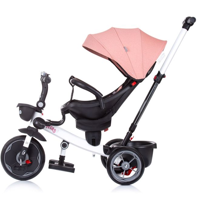 Tricicleta Chipolino Pegas cu sezut reversibil blush
