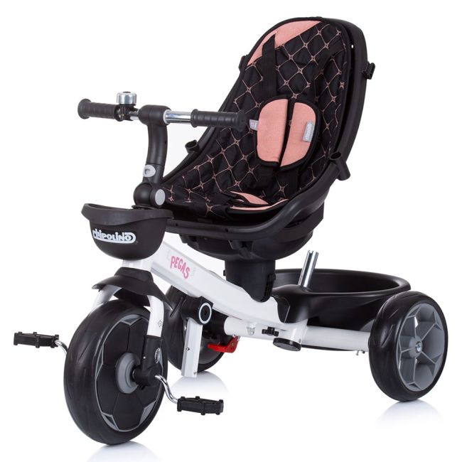 Tricicleta Chipolino Pegas cu sezut reversibil blush