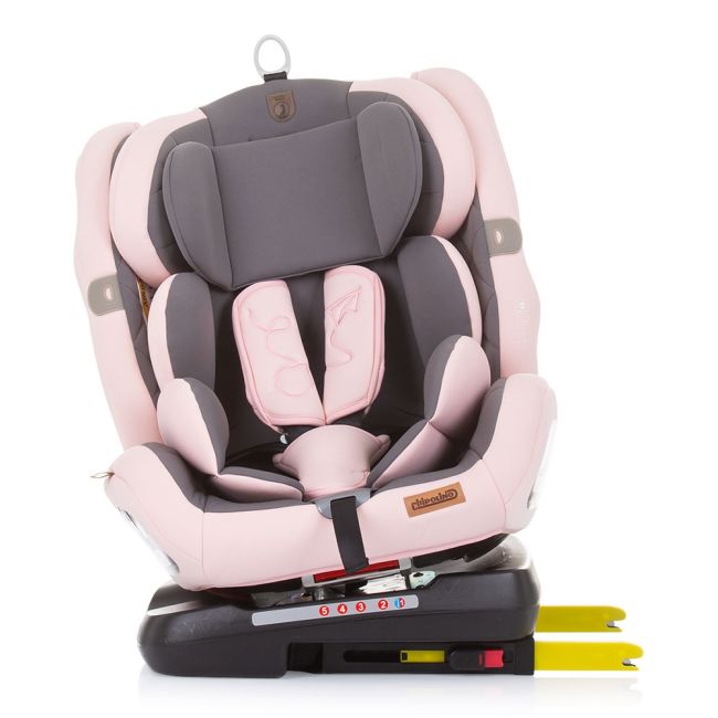 Scaun auto Chipolino Journey 0-36 kg rose water cu sistem Isofix si sezut rotativ