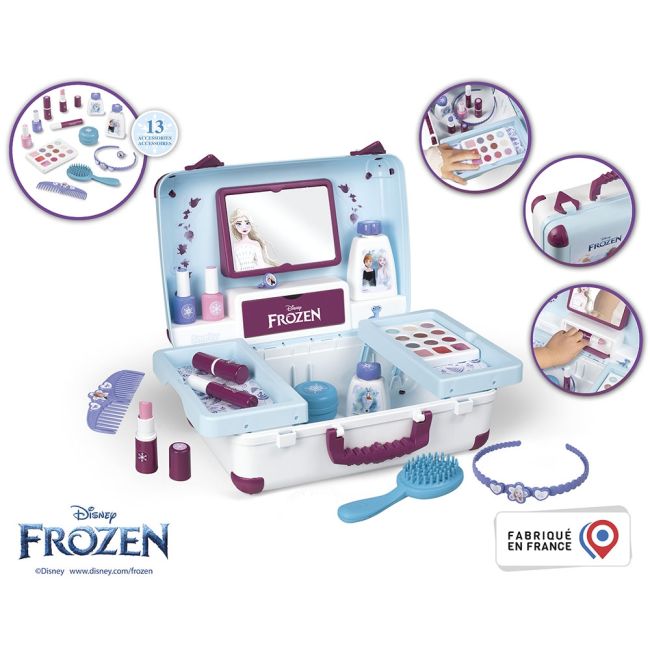 Jucarie Smoby Gentuta cosmetica Frozen Beauty Vanity cu accesorii