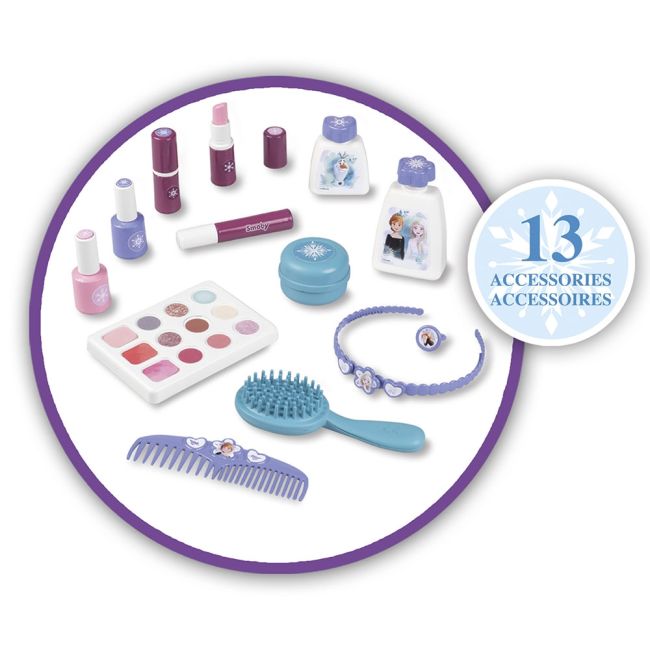 Jucarie Smoby Gentuta cosmetica Frozen Beauty Vanity cu accesorii