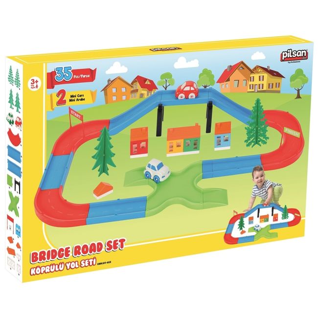 Pista de masini Pilsan Bridge yellow roads