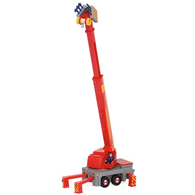 Camion cu macara Simba Fireman Sam Rescue Crane 2 in 1