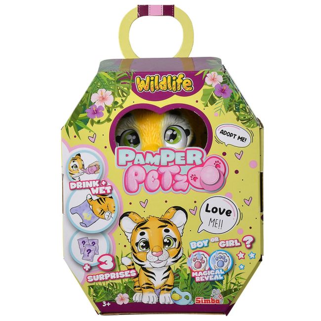 Jucarie Simba Tigru Pamper Petz Tiger cu accesorii