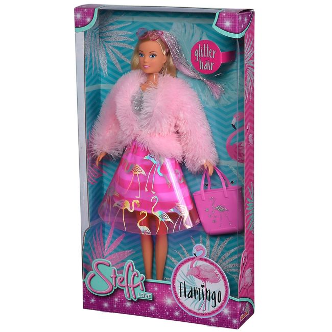 Papusa Simba Steffi Love Flamingo 29 cm cu accesorii