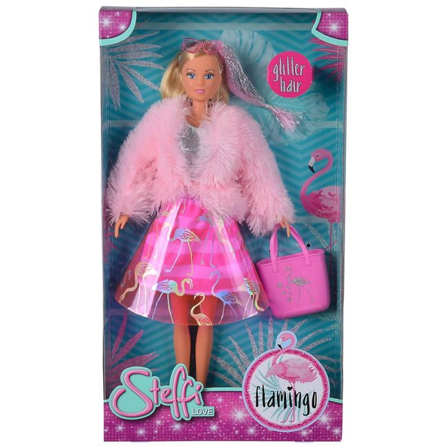 Papusa Simba Steffi Love Flamingo 29 cm cu accesorii