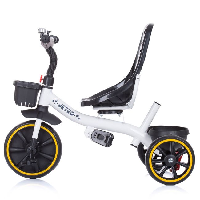 Tricicleta cu copertina si sezut reversibil Chipolino Jetro humus