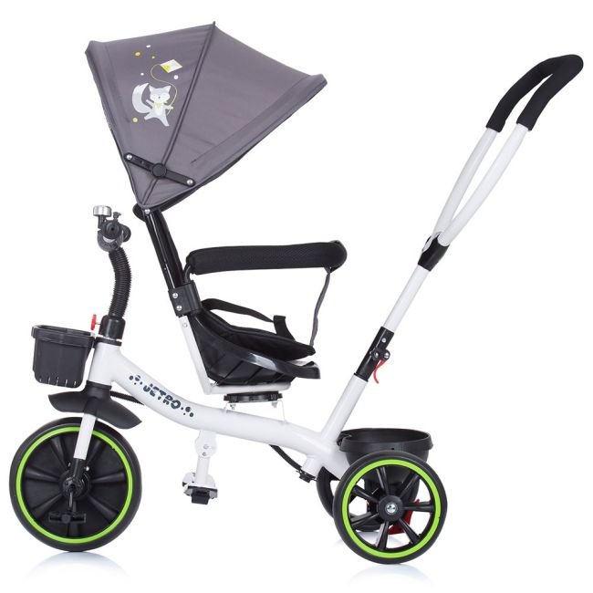 Tricicleta cu copertina si sezut reversibil Chipolino Jetro platinum