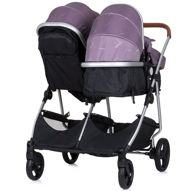 Carucior gemeni Chipolino Duo Smart 3 in 1 lilac