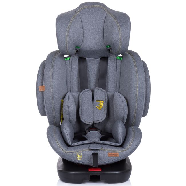 Scaun auto Chipolino 4Kid 0-36 kg platinum I-Size 40-150 cm cu sistem Isofix