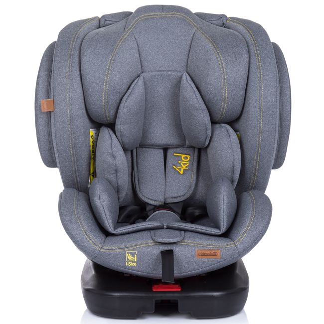 Scaun auto Chipolino 4Kid 0-36 kg platinum I-Size 40-150 cm cu sistem Isofix