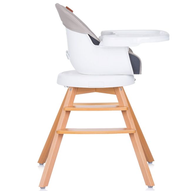 Scaun de masa cu sezut rotativ Chipolino Rotto 3 in 1 humus