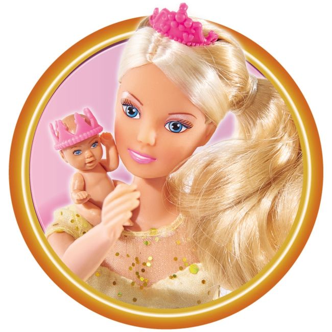 Papusa Simba Steffi Love Royal Baby 29 cm cu accesorii