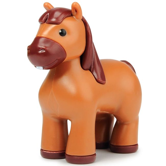 Tractor Dickie Toys Happy Ferguson Animal Trailer cu remorca si figurina