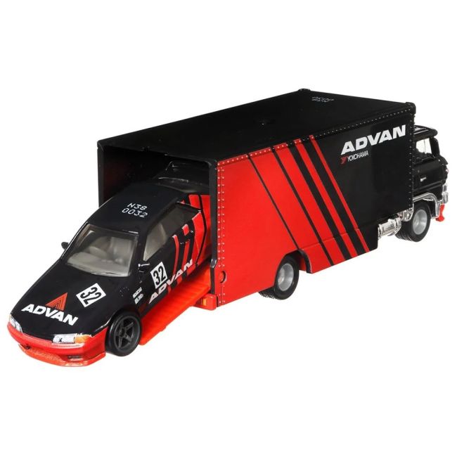 Camion Hot Wheels by Mattel Car Culture Sakura Sprinter cu masina Nissan Skyline GT-R