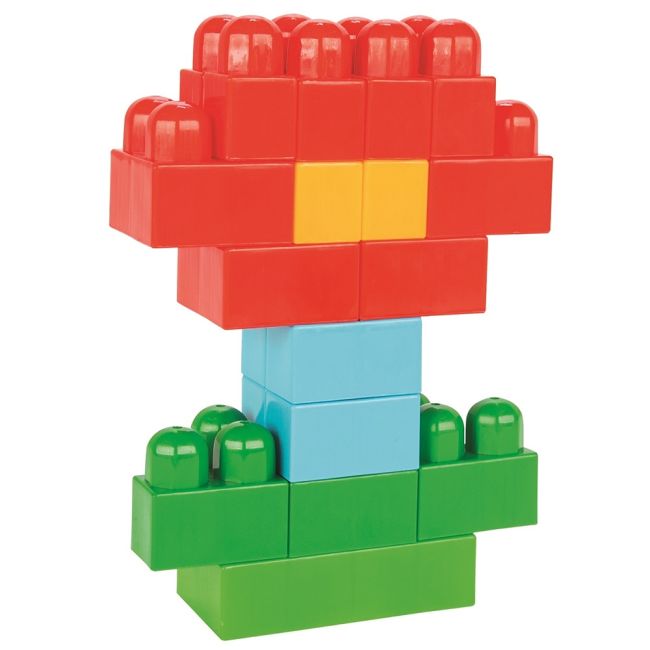 Jucarie Pilsan Cuburi de construit in cutie Super Blocks 40 piese