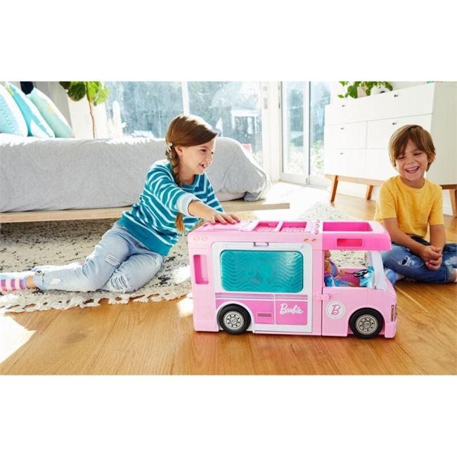 Masina Barbie by Mattel Dream Camper 3 in 1