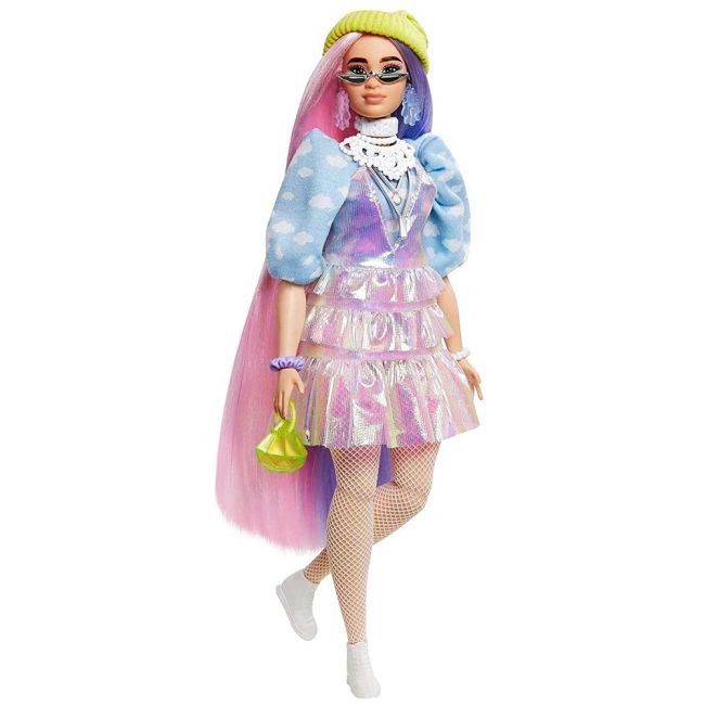 Papusa Barbie by Mattel Extra Style Beanie GVR05 cu figurina si accesorii