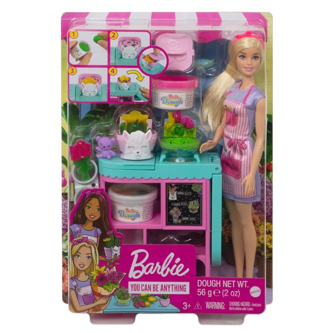 Set Barbie by Mattel Florarie cu papusa si accesorii