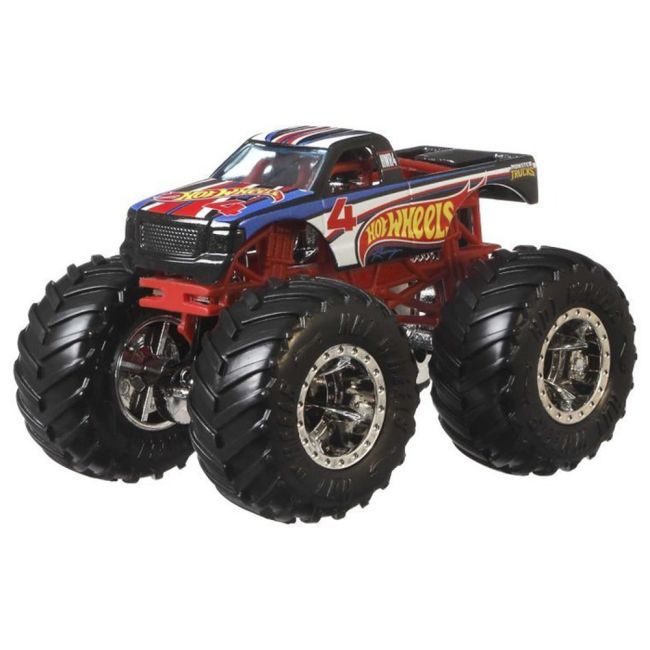 Set Hot Wheels by Mattel Monster Trucks 4 vs 1