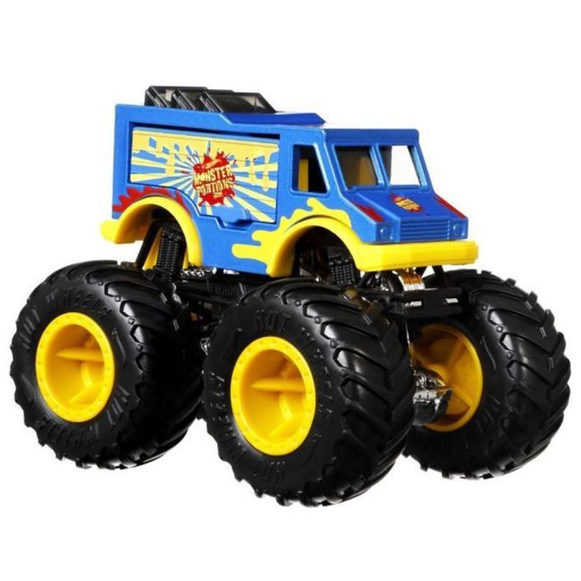 Set Hot Wheels by Mattel Monster Trucks Monster Patriot vs Tuon Ot Sriracha