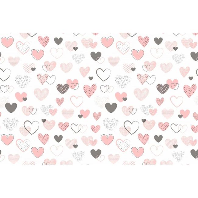 Lenjerie patut Hubners Hearts 4 piese multicolor