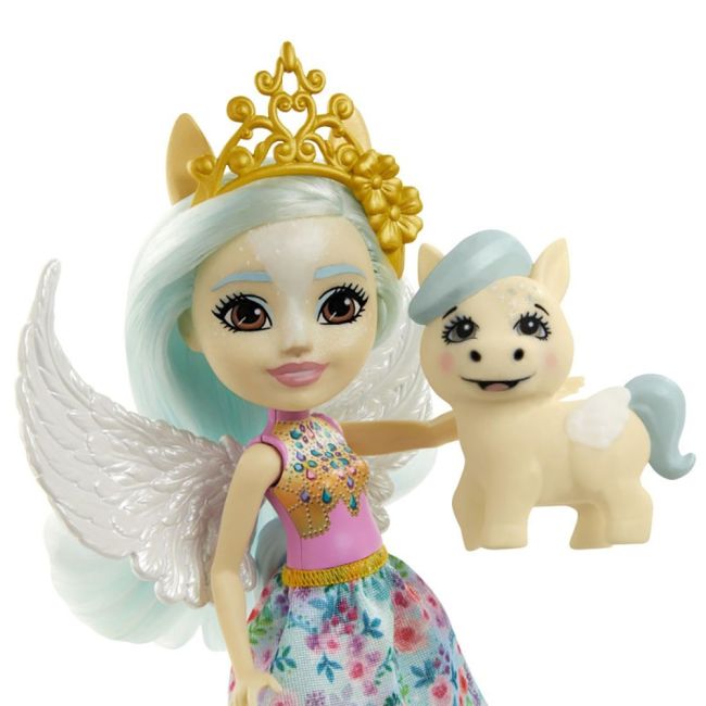 Papusa Enchantimals by Mattel Paolina Pegasus cu figurina Wingley