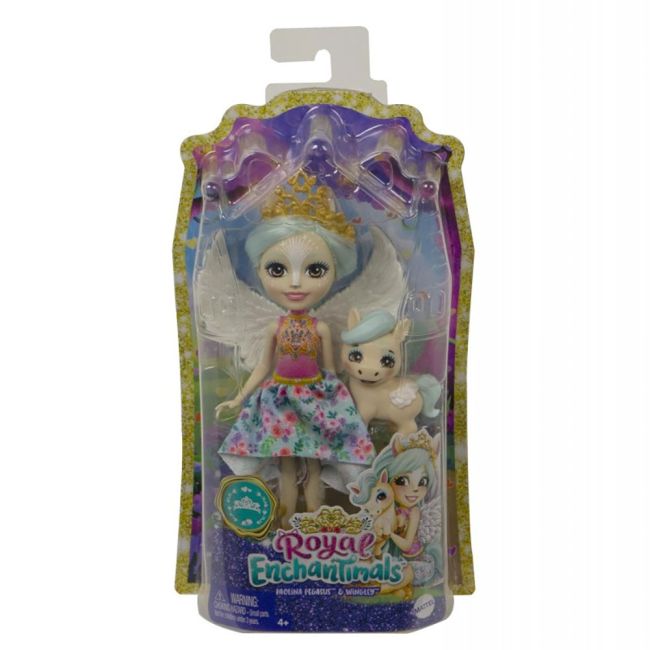 Papusa Enchantimals by Mattel Paolina Pegasus cu figurina Wingley