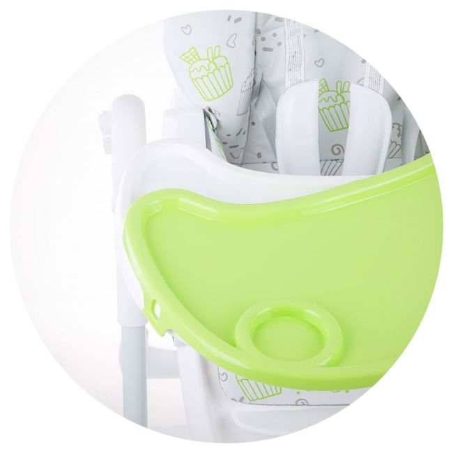 Scaun de masa Chipolino Sweety lime
