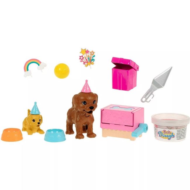 Set Barbie by Mattel Puppy Party cu papusa si accesorii