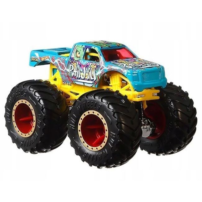 Set Hot Wheels by Mattel Monster Trucks Raijyu vs Kovmorj