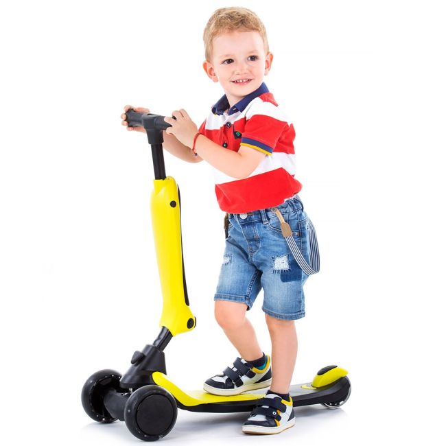 Trotineta Chipolino X-Press 2 in 1 yellow