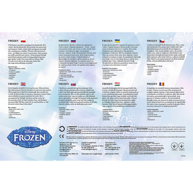 Joc Trefl Disney Frozen, Aventura in zapada