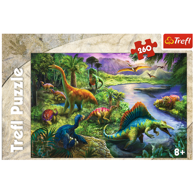 Puzzle Trefl Dinozauri 260 piese