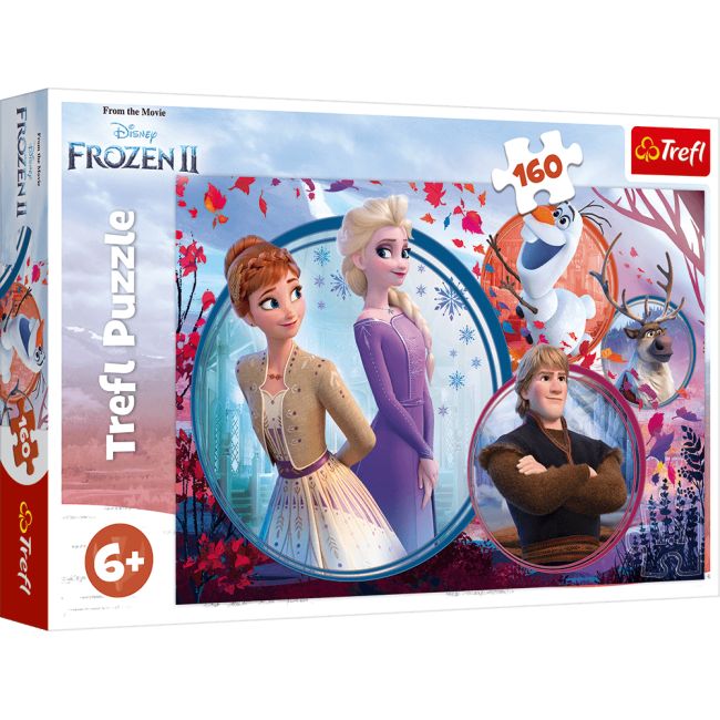 Puzzle Trefl Disney Frozen 2, Aventura surorilor 160 piese