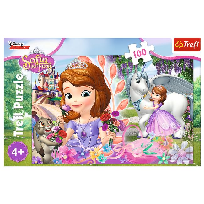 Puzzle Trefl Disney Sofia, Imparatia aventurilor 100 piese
