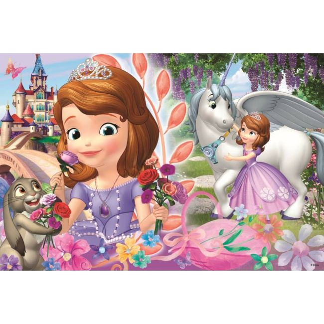 Puzzle Trefl Disney Sofia, Imparatia aventurilor 100 piese