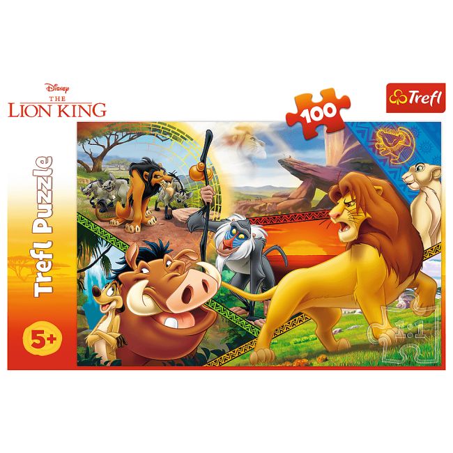 Puzzle Trefl Disney The Lion King, Aventurile lui Simba 100 piese