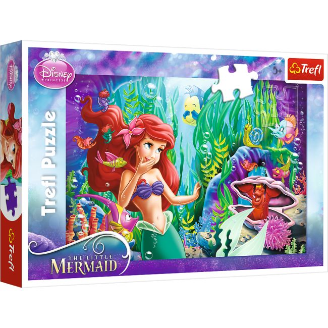 Puzzle Trefl Disney The Little Mermaid, De-a v-ati ascunselea 100 piese