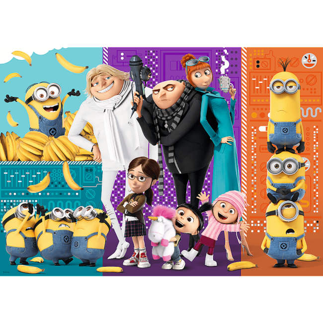 Puzzle Trefl Illumination Minions, Minionii in actiune 200 piese