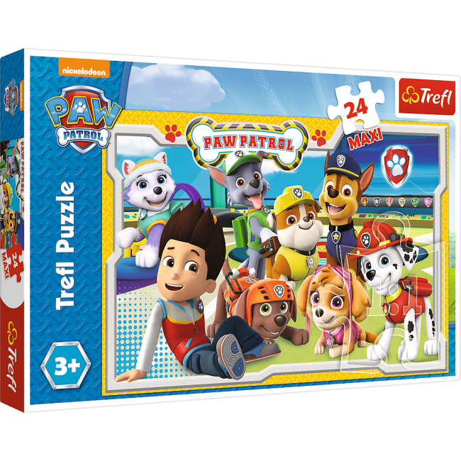 Puzzle Trefl Maxi Paw Patrol, Echipa vesela 24 piese