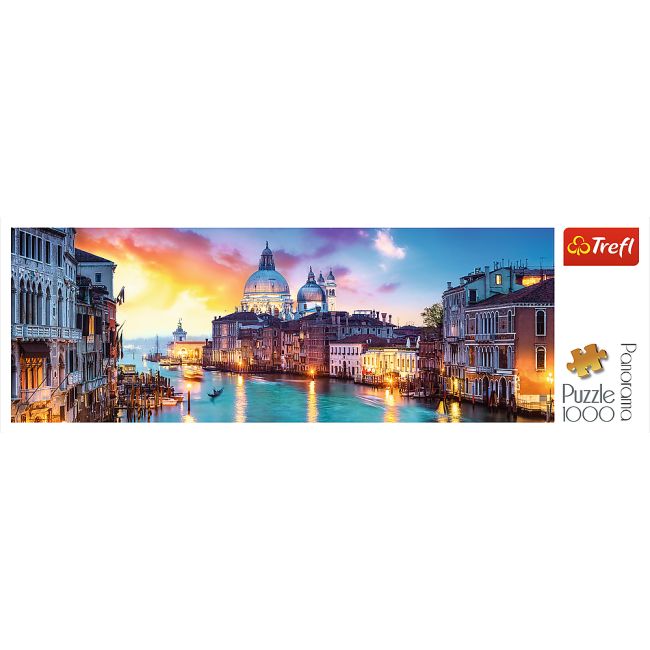 Puzzle Trefl Panorama, Canal Grande Venetia 1000 piese