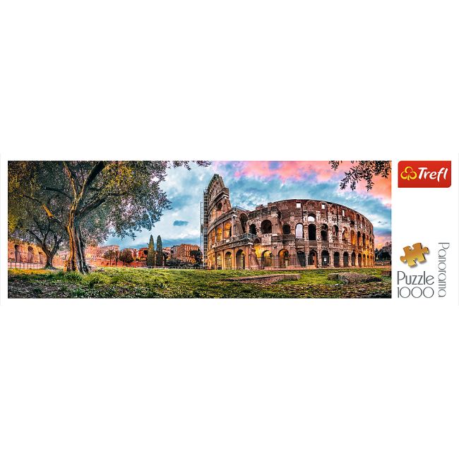 Puzzle Trefl Panorama, Colosseum in zori 1000 piese