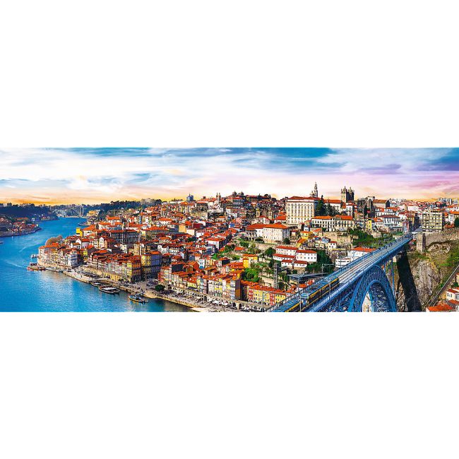 Puzzle Trefl Panorama, Orasul Porto Portugalia 500 piese