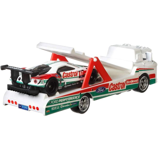 Camion Hot Wheels by Mattel Car Culture C-800 cu masina Ford GT Race