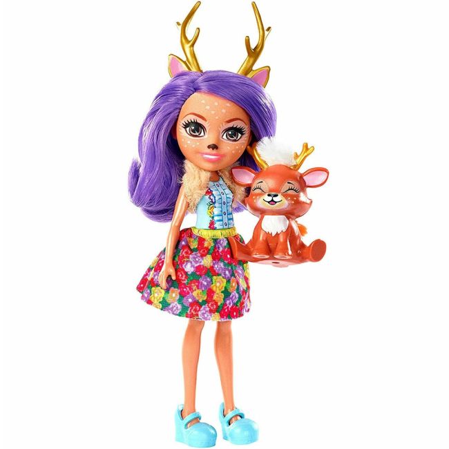 Papusa Enchantimals by Mattel Danessa Deer cu figurina