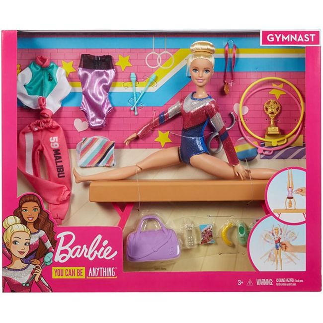 Set Barbie by Mattel Careers Gimnasta